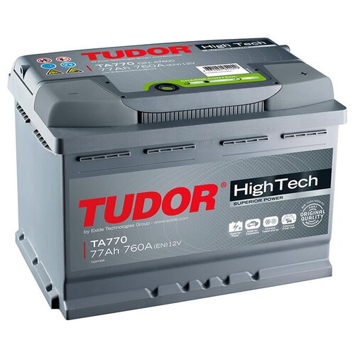 Аккумулятор Tudor High Tech TA770 77 Ач 760А обр. пол.