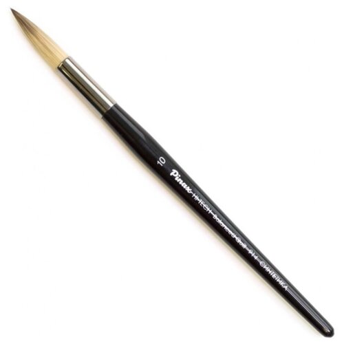 фото Кисть синтетика №10 круглая pinax "hi-tech balanced quilll 914" короткая ручка