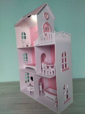 Детский кукольный домик/ домик для Барби — купить в интернет-магазине понизкой цене на Яндекс Маркете