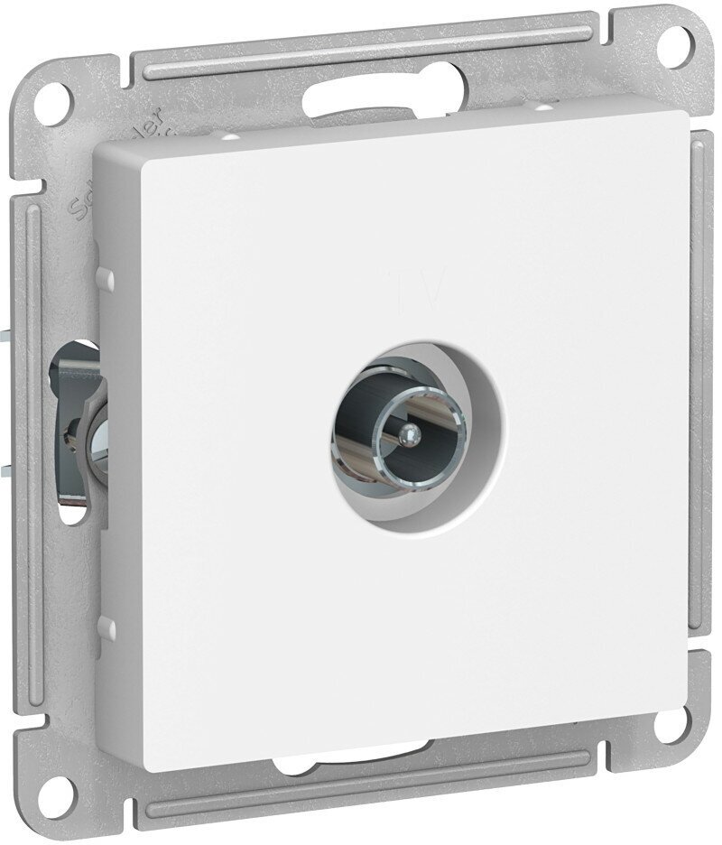 Розетка 1 СП TV оконечная 1дБ механизм SE AtlasDesign белый