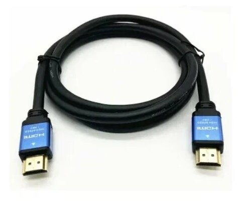 V.2.0 Высокоскоростной ПРЕМИУМ кабель 4K-144 Гц для PS4  ПК  ТВ Xbox One черный с ферритовыми фильтрами