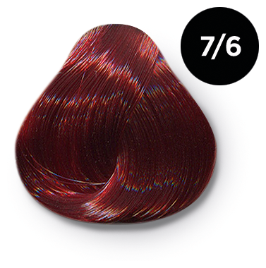 Краска для волос Ollin Professional Performance Крем-краска перманентная 60мл, Цвет 7-6 Русый красный