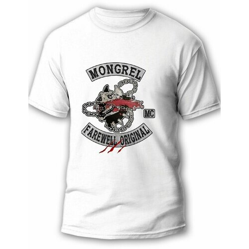 фото Футболка, размер m, белый будь на стиле