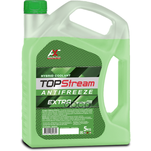 Антифриз Topstream Extra Green (Зелёный) G11 5 Л TOPStream арт. ATSEG00005