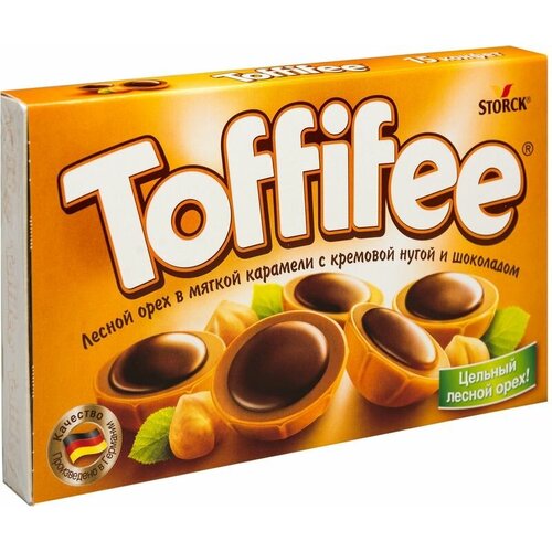 Конфеты Toffifee лесной орех в карамели, 125г