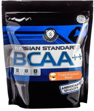 BCAA RPS Nutrition BCAA++ 8:1:1 (500 г) тропический пунш