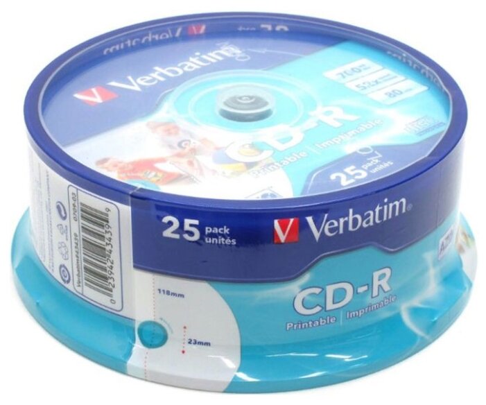 Диск CD-R Verbatim 43439