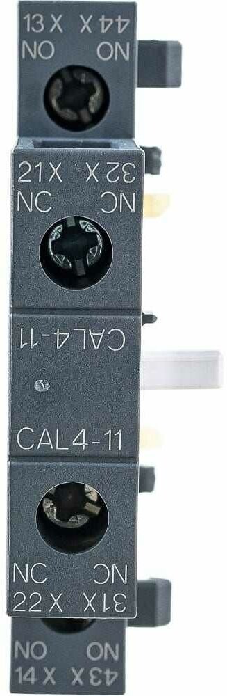 CAL4-11 Контакт боковой 1НО+1НЗ для контакторов AF09-AF96 и NF ABB, 1SBN010120R1011