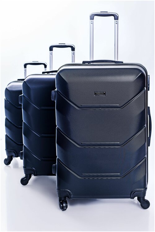 Комплект чемоданов Freedom 31486, размер M, черный