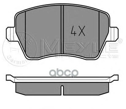 Колодки Передние Renault Duster/Logan/Sandero/Nissan Note Meyle 025 239 7317 Meyle арт. 025 239 7317