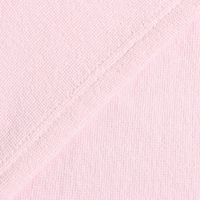 Полотенце-уголок махровый "Крошка Я" 85*85 см, цв. нежно-розовый, 100% хл, 320 г/м2 (2 шт)