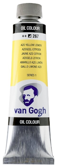 фото Краска масляная Van Gogh туба 40мл №267 Желтый лимонный АЗО