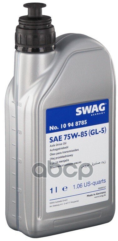 Масло Трансмиссионное Swag Синтетическое 75W-85 1Л Swag арт. 10948785