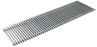 Решетка рулонная Techno РРА 200-1500/C алюминиевая, цвет серебро