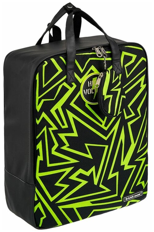 Рюкзак поясная ErichKrause, зеленый, черный