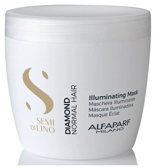 ALFAPARF, Маска для нормальных волос, придающая блеск SDL D ILLUMINATING MASK, 500 мл