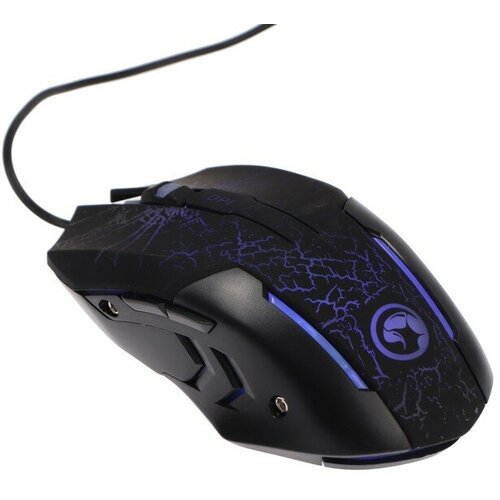 Мышь MARVO M207 игровая проводная подсветка 3200 dpi USB чёрная 138200₽