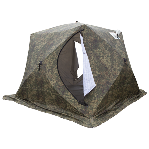 фото Палатка стэк куб 4 "т"(трехслойная) камуфляж