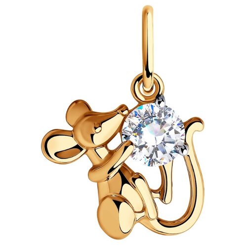 фото Sokolov подвеска из золота с фианитом 035690