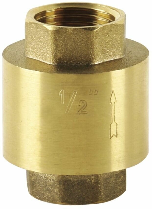фото Клапан для воды, 1" (25 мм), латунь, обратный, инд уп, MasterProf, ИС.080367