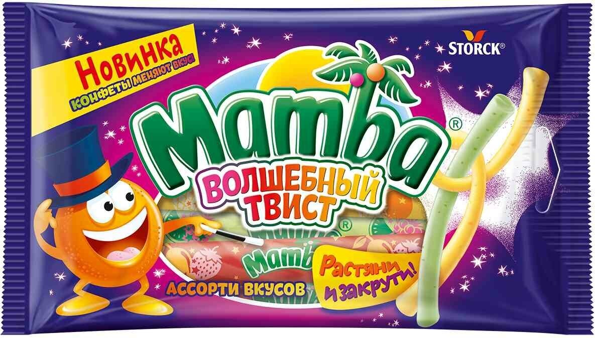 Конфеты жевательные Mamba Волшебный твист