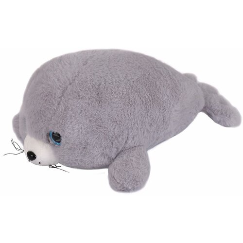 Мягкая игрушка Морской котик Нестор серый 40 см