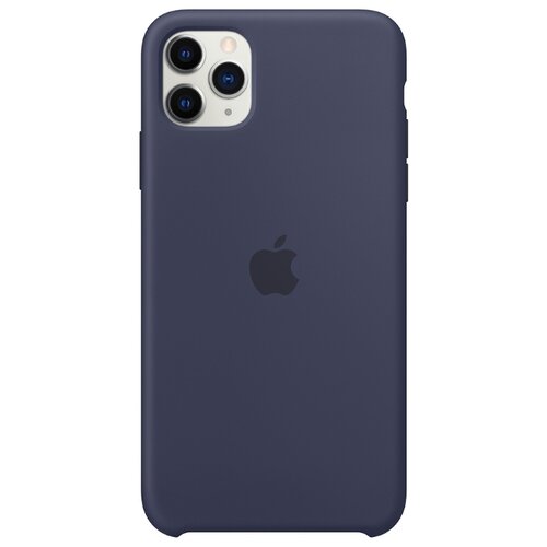 фото Чехол Apple силиконовый для Apple iPhone 11 Pro Max темно-синий