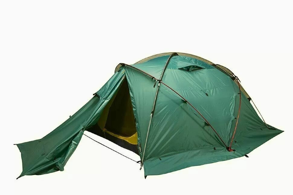 Палатка трехместная NORMAL Камчатка 3N (Темно-зеленый)