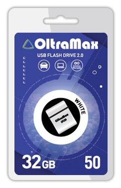 USB 32GB OltraMax 50 белый