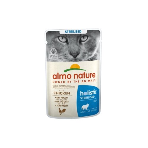 Влажный корм для стерилизованных кошек Almo nature holistic sterilised