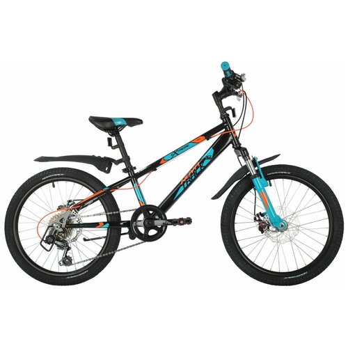 Детский велосипед Novatrack Extreme Disc 20 2021 20 Черный 120-135 см 1772000₽