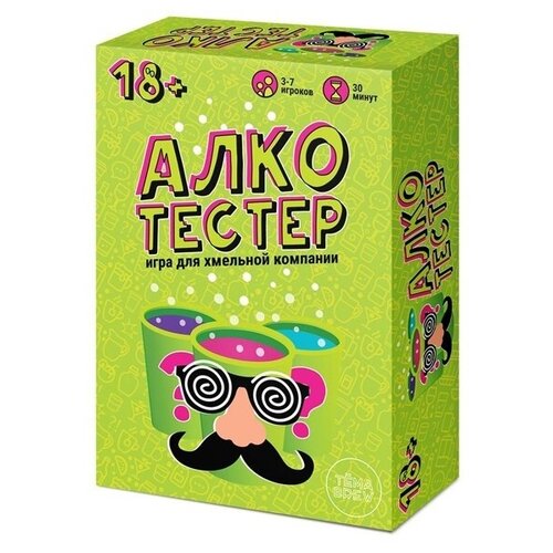 Игра карточная ND Play Алкотестер, в коробке (290838)