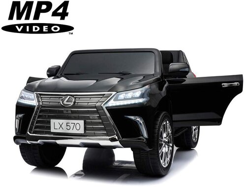 Dake Детский электромобиль Lexus LX570 4WD MP4 - DK-LX570-BLACK-PAINT-MP4