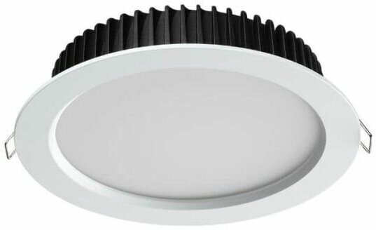 Светильник Novotech Drum 358304, LED, 20 Вт, 3000, теплый белый, цвет арматуры: белый, цвет плафона: белый - фотография № 6