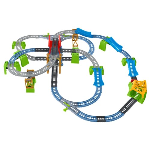 фото Fisher-price игровой набор "железная дорога 6 в 1", серия trackmaster, gbn45