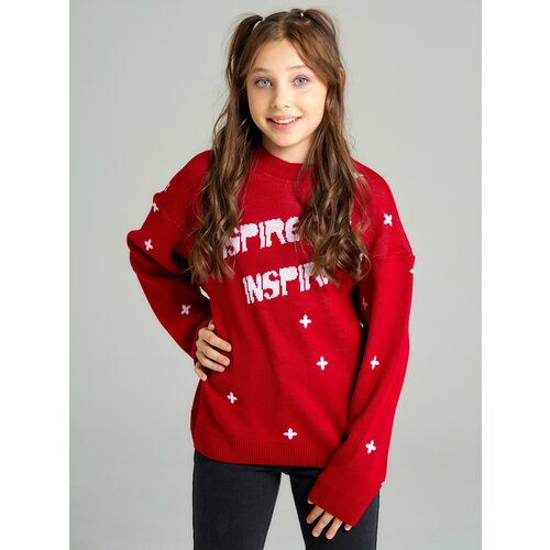 Джемпер АЙVА, размер 164, красный