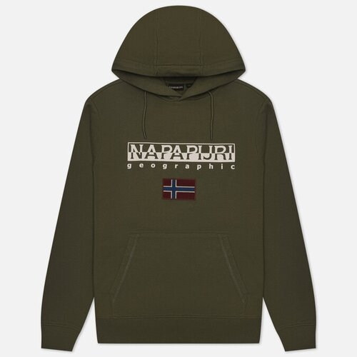 Мужская толстовка Napapijri Ayas Hoodie зелёный, Размер M