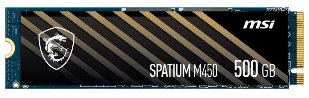 SSD накопитель MSI SPATIUM M450 500 GB