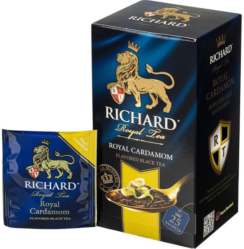 Чай Richard Royal Cardamom черн. 25 пак 12403 1058716