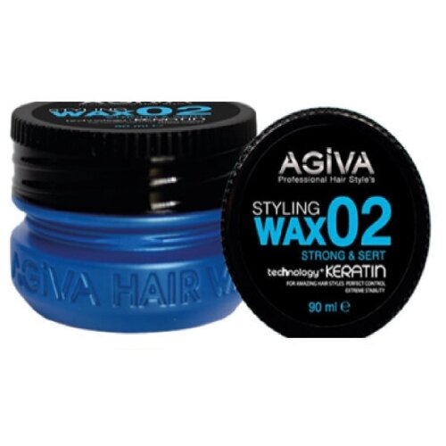 AGIVA Кератиновый Воск для волос Keratin Wax 02 сильный Strong 90 мл/