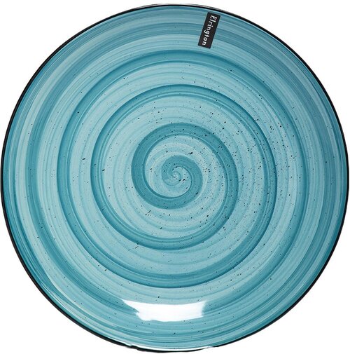 Тарелка обеденная Elrington Аэрограф Мятный бриз, керамическая, d 27 см