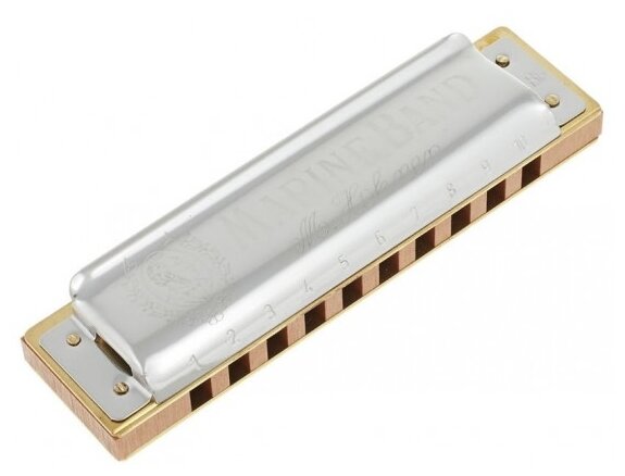 HOHNER Marine Band 1896/20 B гармонический минор Губная гармоника диатоническая