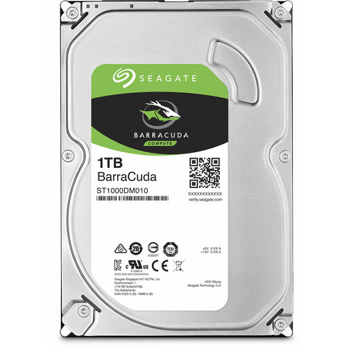 Жесткий диск Seagate BarraCuda Compute ST1000DM010-FR Factory Recertified 752600₽