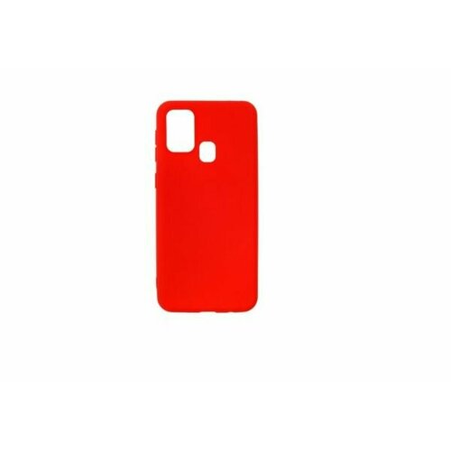 Накладка силикон DF для Samsung Galaxy M21 (SM-M215) (2020) красный