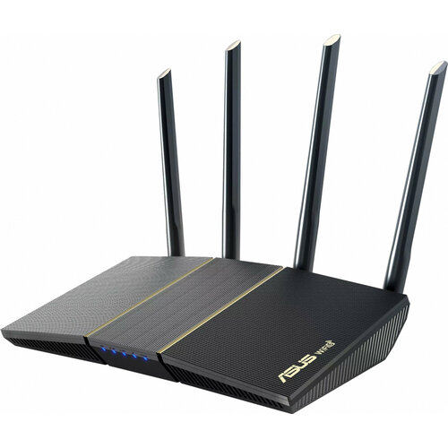 Роутер беспроводной Asus RT-AX57 Go AX3000 10/100/1000BASE-TX/4G ready роутер беспроводной asus rt ax57 ax3000 10 100 1000base tx черный