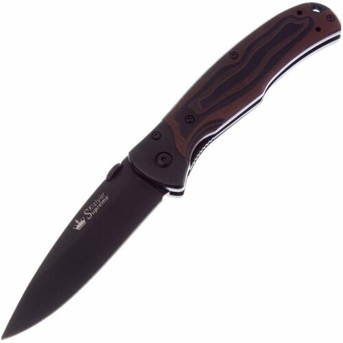 nozh kizlyar gluhar turisticheskij Нож складной Kizlyar Supreme Prime (G10) D2, Black Titanium