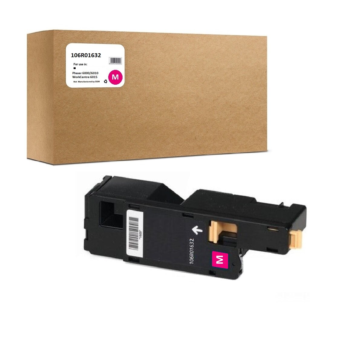 Картридж 106R01632 для Xerox Phaser 6000/6010/WC 6015 1K Magenta Compatible (совместимый)