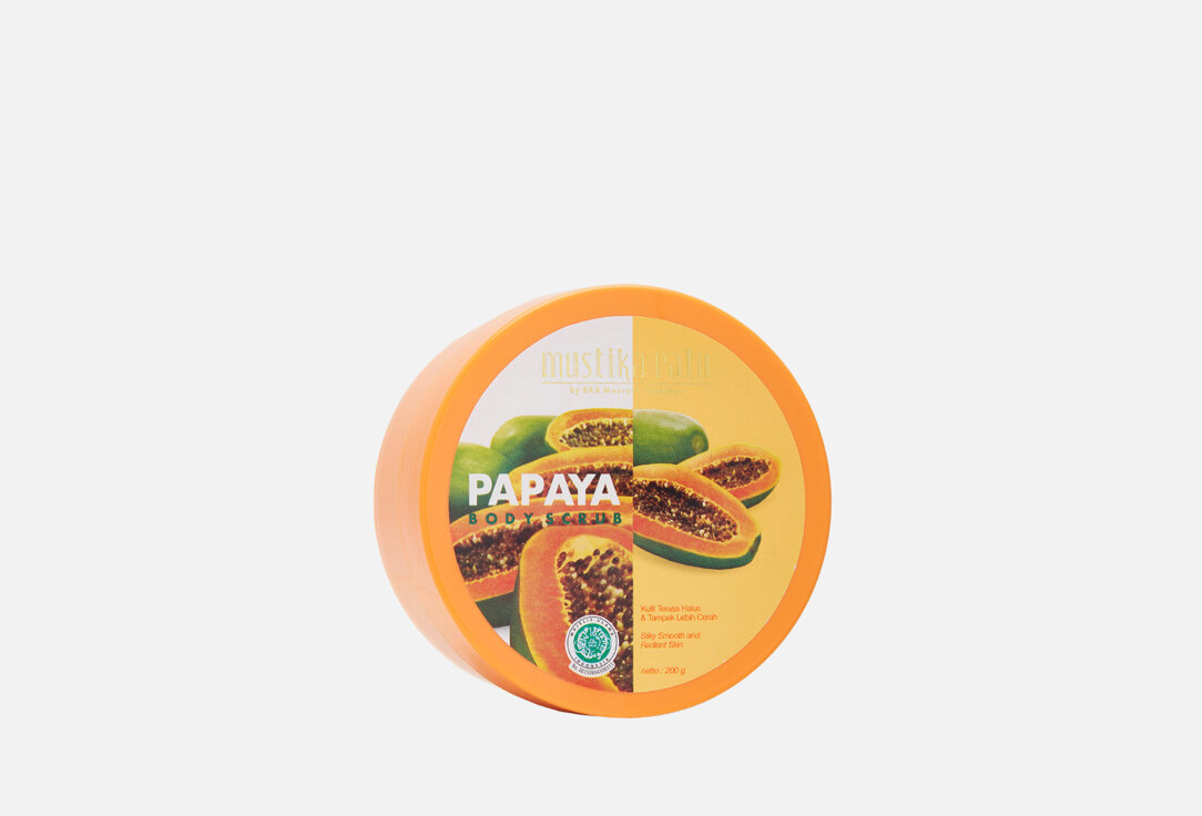 Скраб для тела MUSTIKA RATU Papaya / вес 200 г