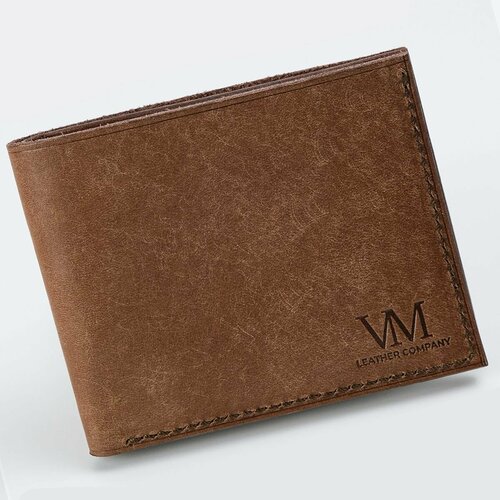 Кошелек VM Leather Company, коричневый
