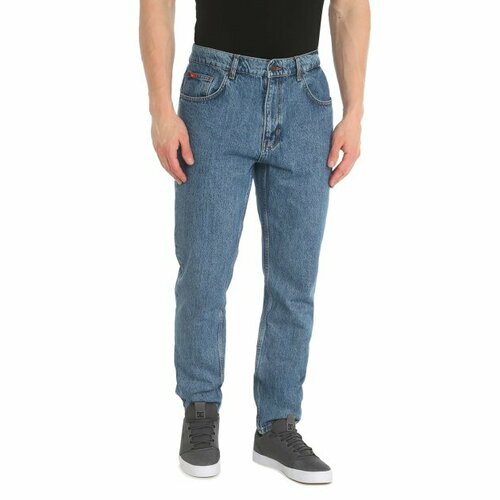 Джинсы Lee Cooper, размер W33/L32, light blue широкие джинсы с высокой талией lee cooper синий
